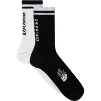 The North Face - Strumpor - Everyday Crew Socks NSE 2P TNF Black TNF White för UnisexBomull - Storlek 41-43 - Svart