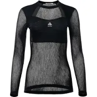 Aclima Women's WoolNet Light Crewneck Jet Black