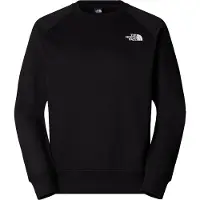 The North Face - Sweatshirts - M Raglan Box Nse Regular Crew TNF Black för UnisexBomull - Storlek S - Svart