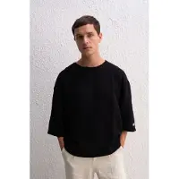 Giesto Överstor Crew Neck Bomull T-Shirt