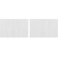 Torribaly 48Pcs Fiberglass Replacement Wicks, Oil Lamps Wicks, Candle Wine Bottles Wicks for Outdoor Tiki Torches,0.5 By 9.85 Inch