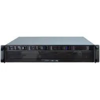 Inter-Tech IPC 2U-2404S - Kan monteras i rack 2U - micro ATX - SATA/SAS - hot-swap - ingen strömförsörjning (ATX) - USB