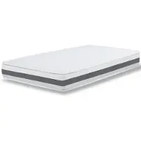 11.11 SRLS Madrass i Waterfoam hypoallergen, 16 cm | Fyllning av vadd och överdrag i ventilerande 3D-tyg, mot kvalster och svamp 120 x 200 cm vit