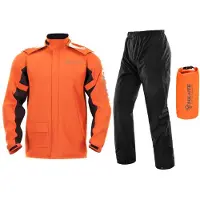 NB Fashion Herr Motorcykel Regnjacka Motorcykel Regnoverall Moto Reflex Regnkappa Jacka Byxor Biker Regn Vattentät Motorcyklist XXL orange