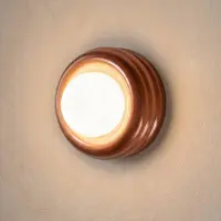 Argon Vägglampa Tina , dimbar, Terrakotta, Vardagsrum / matsal, Glas, Vägglampa, vägglampa inomhus