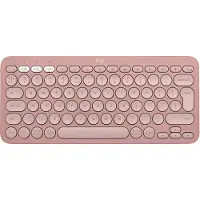 Logitech Pebble Keys 2 K380s - Tangentbord - trådlös - Bluetooth LE - QWERTY - USA, internationellt - tonal rose