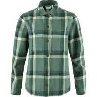 Fjällräven Women's Singi Flannel Overshirt Patina Green-Deep Patina
