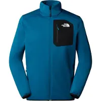 The North Face Men's Crest Full-Zip Fleece Mineral Ink/TNF Black