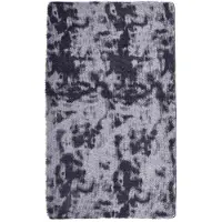 vidaXL Ryamatta med lång lugg NAVARRA mörkgrå 60x100 cm polyester