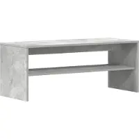 vidaXL Tv-bänk betonggrå 100x40x40 cm konstruerat trä