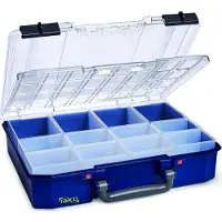 Raaco CarryLite 80 4x8-12 DLU Sortimentlåda (L x B x H) 278 x 337 x 82 mm Antal fack: 12 Innehåll 1 st