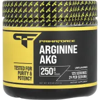 Primaforce , Arginin AKG, Smaklös, 252 g (250 g)