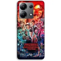 CAPACHEAP Telefonfodral - MANIACASE - Xiaomi Redmi Note 13 4G - Silikon TPU - Svart - Stranger Things (Säsong 4)