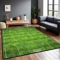 Textilien Fotbollsplan Matta Vardagsrum Vikbar Stor Storlek Golvmattor 200x300cm Halkfri Lekmatta för Barn Sovrum Maskintvättbar 80*120cm