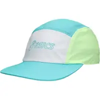 Asics Performance Running 5 Panel Cap Energy Aqua/white