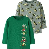 Name it T-shirt 'NMMVELDO' gul / grön / pastellgrön / svart