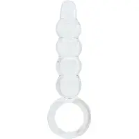 Glassy Clear Bubble Plug