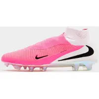 Nike Phantom 6 Elite High Cut Fg Breakout - Rosa/vit/svart - Gräs (Fg), storlek 46