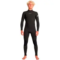 Quiksilver Prologue 4/3 Mm Långärmad Våtdräkt I Neopren Med Dragkedja På Ryggen