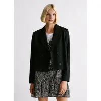 Pepe Jeans för kvinnor. PL4024385 Blazer Rachel svart (L), Casual, Polyester