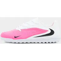 Nike Phantom 6 Club Low Cut Tf Breakout - Vit/svart/rosa Barn - Turf (Tf), storlek 35