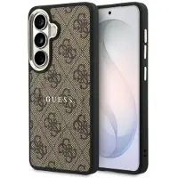 GUESS Samsung Galaxy S26+ 4G Gold Frame Skal - MagSafe-kompatibelt - Brun
