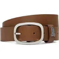 Tommy Hilfiger Bälte 'Metal Logo Oval Buckle' karamell