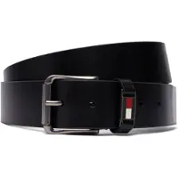 Tommy Hilfiger Bälte 'Scanton Roller Buckle' svart