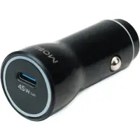Mobilis - Strömadapter för bil - universell - 45 Watt - 3 A (USB-C) - svart