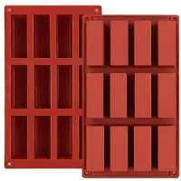 Jojomino Chocolate Bar Form Silikon Rektangulär Form Hemlagad Snack Chocolate Bar 12 Grid Butter Mould