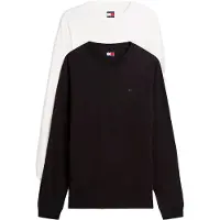 Tommy Hilfiger Tommy Jeans 2 Pack Tommy Flag Slim Long Sleeve T-Shirts