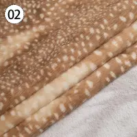 Seahorse Home 50X170 Imitation Minkpäls Tyg Hjort Ko Tryck Handgjord Hantverk Performancekläder Väska Docka Diy Miljövänlig Konstpäls Tyg 50cmX170cm