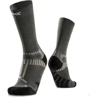 X-socks - Vandringskläder - Hike Perform Merino Crew Heather Olive för UnisexUll - Storlek 39-41 - Grön