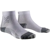 X-socks Run Discover Ankle - Löparsockor - Dam Arctic White / Pearl Grey 41 - 42
