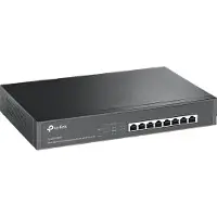 TP-LINK TL-SG1008MP - Switch - ohanterad - 8 x 10/100/1000 (PoE+) - skrivbordsmodell, rackmonterbar - PoE+ (126 W)