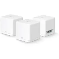 Mercusys Halo H30G(3-pack), Vit, Intern, Dual-band (2,4 GHz / 5 GHz), Wi-Fi 5 (802.11ac), 802.11a, 802.11b, 802.11g, Wi-Fi 4 (802.11n), Wi-Fi 5 (802.11ac), 400 Mbit/s