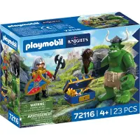 Playmobil - Troll with Lion Knight Treasure