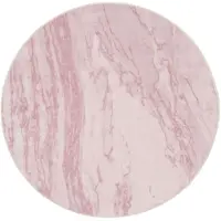 Rugvista x Mjuk Rugvista Essential Marble Stone matta ø 250 cm rosa
