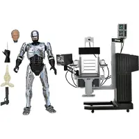 NECA Robocop Actionfigur Ultimate Battle Damaged Med Stolfigur 18 Cm