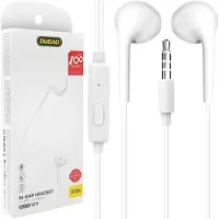 Dudao X10S in-ear hörlurar 3,5 mm jack 1.2 m vit