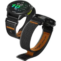 Spigen Armband För Garmin Quickfit 22mm Active Athlex Air - Svart/Orange