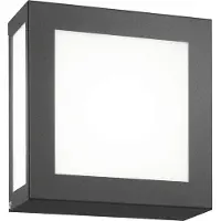 CMD Utomhus vägglampa med rörelsesensor Aqua Legendo Mini, dimbar, Svart, Rostfritt stål, Modern