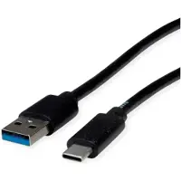 Roline 11.45.9010 USB 3.0 USB-kabel 0.5 m Svart 1 st