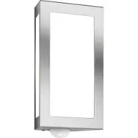 CMD Utomhusvägglampa Long i stål med sensor LONG, Aluminium / grå / zink, Rostfritt stål, Modern
