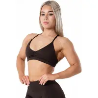 Relode Aura Seamless Sports Bra - Espresso brown - M