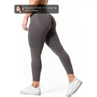 Relode Aura Seamless Scrunch Tights - Earth Grey