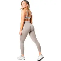 Relode Hybrid Contrast Tights - Dune - L / Petite