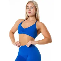 Relode Aura Seamless Sports Bra - Cobalt