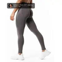 Relode Aura Seamless Scrunch Tights - Earth Grey