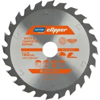 Norton Sågklinga för trä 70184608040; 160 mm; 20 mm; 24T